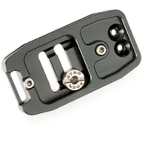 3 Legged Thing 70mm Base Plate with screen slope and strap connector. Compatible with Arca Swiss Grijs