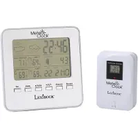 Lexibook MeteoClock Wetterstation mit kabellosem Außensensor