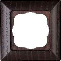 Kopp MILANO – Abdeckrahmen 1-fach, Farbe: Wenge
