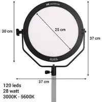Falcon Eyes SO-28TD, 28 W, LED, Variabel, 623 Lux, 3000 K, 5600 K