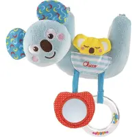 Chicco rassel Koala junior 20 x 22 cm Polyester hellblau