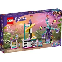 LEGO 41689 Friends Magisches Riesenrad mit Rutsche, Freizeitpark mit Zaubertricks
