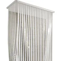 Kleine wolke Eckduschrollo mit Kassette und Rollo 138 + 62 x 240 cm weiß 100