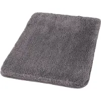 Kleine wolke Badteppich Relax 70x120 cm | anthrazit - grau