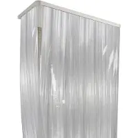 Kleine wolke Eckduschrollo mit Kassette und Rollo 138 + 62 x 240 cm milky 108