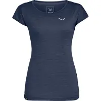 Salewa T-Shirt Puez Melange Dry Damen Navy Blazer Melange-XL