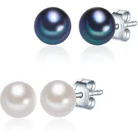 Valero Pearls Schmuckset aus Sterling Silber mit Süßwasser-Zuchtperle in multicolor | Gr.: onesize