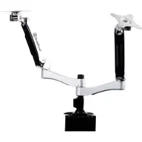 Silverstone SST-ARM22SC, 10 kg, 38,1 cm (15 Zoll), 61 cm (24 Zoll), 75 x 75 mm, 100 x 100 mm, Silber