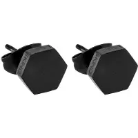 Liebeskind berlin Damen-Ohrstecker Edelstahl LIEBESKIND Berlin Schwarz
