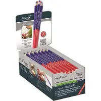 PICA DOUBLE Markierstift aus leicht spitzbarem Holz, beidseitig gespitzt, 17,5cm, blau/rot