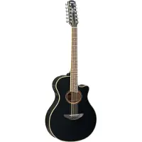 Yamaha APX700II 12 Saiten Elektro-Akustik Gitarre schwarz