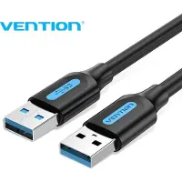 Vention CONBF, 1 m, USB A, USB A, USB 3.2 Gen 1 (3.1 Gen 1), 5 Gbit/s, Schwarz