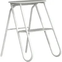 Frost - Bukto Tritthocker klappbar, small, H 46 cm, weiß