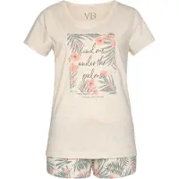 LASCANA Shorty in sand-bedruckt | Gr.: 40-42