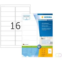 Herma Address Labels 99.1x33.8 100 Sheets 1000 Pieces Papier