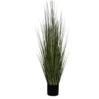 HygieneShopBasics Mica Kunstpflanze Gras im Topf grün 122 x 35 cm GLO660754647