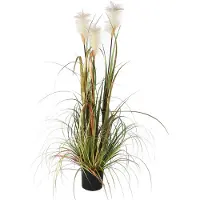 Mica Kunstgras Federgras Foxtail Ø 45 H 120 cm grün