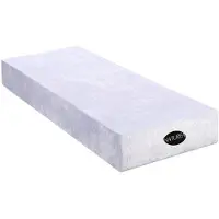 Vente-unique Relax-Matratze - 90 x 200 cm - Memory Schaum - Bambusbezug- 1 Zone - Härtegrad 3 - Stärke 20 cm - PARURE von NATUREA