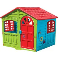 Palplay The House of Fun Plast Legehus, Multi farvet