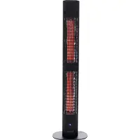 Sunred Standheizstrahler Valencia Dark Lounge Black 3000W