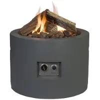 Happy Cocooning Feuertisch rund grau Ø 610 mm HC131002A