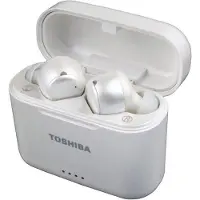 Toshiba RZE-BT1050EW True Wireless In-Ear-Bluetooth-Kopfhörer – Active Noise Cancelling – Ladeetui – Perlweiß
