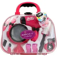 Huismerk friseurset Glamour Girlz! Mädchen rosa/weiß 10-teilig