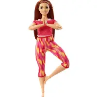 Mattel GXF07 - Barbie - Made to Move - Bewegliche Barbie mit Gelenken