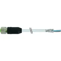Murr Elektronik M12 Bu. ger. geschirmt mit freiem Ltg.-ende PUR-OB 4x0.34 geschirmt 10m