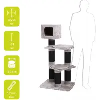 Europet Bernina Kratzbaum Comfort Crawford grau/schwarz