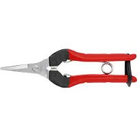 Felco 321 Schere de Ernte/Lesen (für Stiele de Obst / Blumen + Gemüse, kompakte Schere mit Griff de Stahl, gerade Klinge, rechts + links, Länge 177 mm) 321