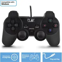 Ewent Play, Gamepad, PC, Schaltfläche Auswählen, Schaltfläche Start, Analog / Digital, Verkabelt, USB 2.0