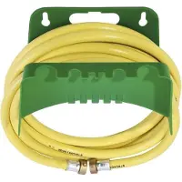 ASW Wandschlauchhalter 175005 5000 mm, Kunststoff grün, komplett mit Füllschlauch