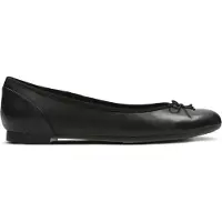 Clarks Couture Bloom Schwarze Leder Schuhe