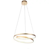 Paul Neuhaus Gold Pendelleuchte Roman Ø 55cm