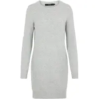 Vero Moda Strickkleid 10215523 Grau Relaxed Fit