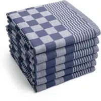 Byrklund Geschirrtuch Clean & Tidy Blau (6er Set)