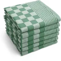 Byrklund Geschirrtuch Clean & Tidy Grün (6er Set)