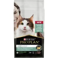 Purina LiveClear Sterilised Adult mit Lachs Katzenfutter | 2 x 1,4 kg
