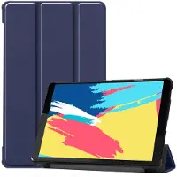 IMoshion Trifold Klapphülle für das Lenovo Tab M8 / M8 FHD - Dunkelblau