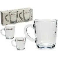Pasabahce Basic Glas-Mug mit Henkel - 350 ml (2 Stück)
