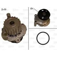 Valeo Kühlmittelpumpe Wasserpumpe für VW POLO (9N) 506874