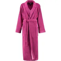 Cawö Bademantel 806 Uni Sjaalkraag Pink Damen-44 / 46