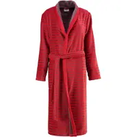 Cawö Bademantel 1491 Schalkragen Rot Damen-44