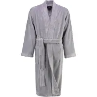 Cawö Bademantel 800 Uni Kimono Grau Herren-58 / 60