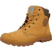 Palladium Pampa Sport Cuff WPS Boots - Herren Winter Stiefel Gefüttert Leder Braun 72992-228-M , EU 47 UK 12