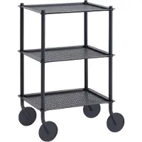 Muuto Flow Rollwagen 3-lagig Blau-Grau