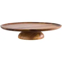 Aps Tortenplatte - Akazienholz, geölt - Durchmesser: 38,5 cm - Höhe: 8 cm
