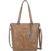 Wimona Fatma Schul /Arbeitstasche Taupe 35X32X12-CM