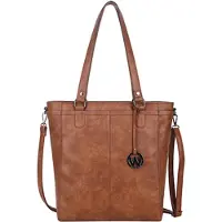 Wimona Fatma Schul /Arbeitstasche Cognac/Braun 35X32X12-CM